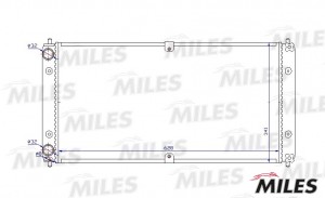 Радиатор (механическая сборка) 2123 Шеви LRc0123 (NISSENS Z-Z000-0--0-000Z-Z) AC ACRM484 MILES