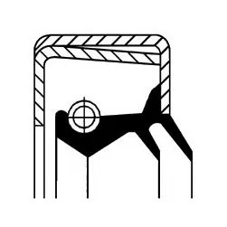 Сальник дифференциала 90X151X11/17 FPM RD DC+ 90x151x11/17 FPM  B2VISLRDX26 01026648B CORTECO