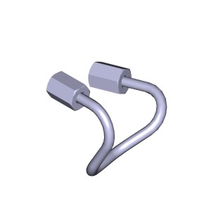 Трубка топливная ЯМЗ-534 высокого давления 4-го цилиндра АВТОДИЗЕЛЬ 53445111240420 YAMZ