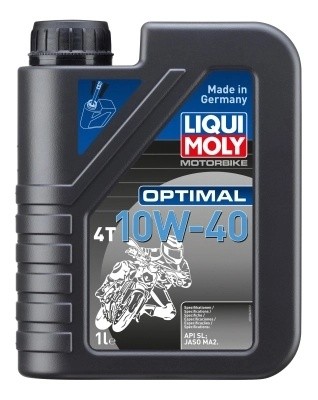 Масло моторное для 4-х тактных двигателей LIQUI MOLY MOTORBIKE 4T OPTIMAL 10W40  21862 LIQUI MOLY
