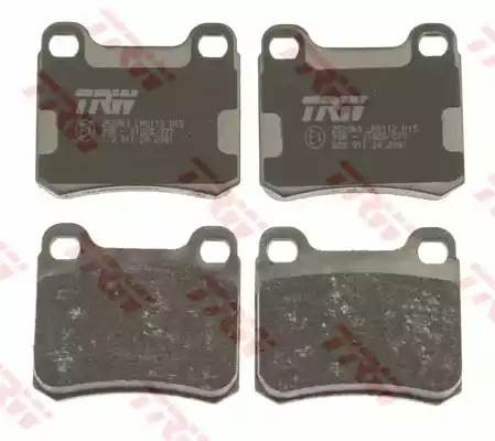 Колодки тормозные MERCEDES 124, 201, 202 задние (4шт.) TRW GDB911 TRW