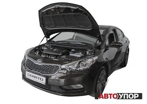 Амортизатор KIA Cerato (13-) капота (пружина газовая) комплект 2шт. АВТОУПОР UKICER012 AVTOUPOR