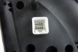 Зеркало левое Hyundai Solaris 1 (2011-2017) в цвет кузова, с обогревом, с эл. ре OEM0073ZL OEMPARTS