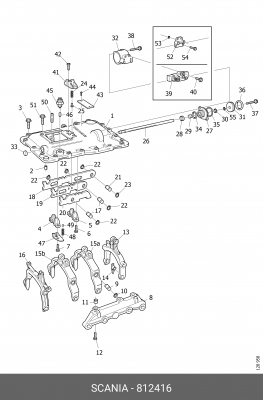 Прокладка 812416 SCANIA