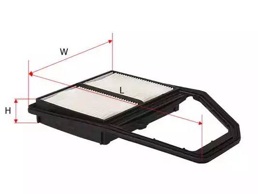 Фильтр воздушный HONDA CIVIC 1.4-1.7 01- A1646 A1646 SAKURA