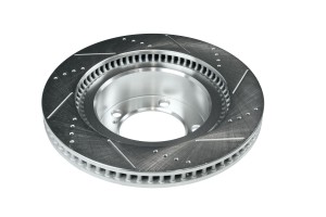 Передний тормозной диск Evolution с перфорацией и насечками, в покрытии GEOMET J JBR1309 POWERSTOP