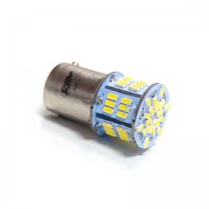 к-т ламп! светодиодных S009A T15, белый(BA15S) 54SMD 3014 10-30V 1 contact, коро A07186S AVS
