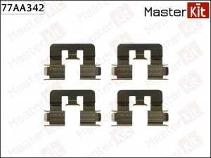 Комплект установочный тормозных колодок TOYOTA COROLLA (_E12_) 03-01-07-07 77AA3 77AA342 MASTER KIT