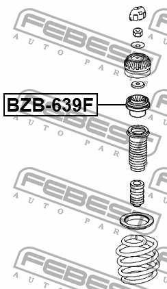 Подшипник опоры амортизатора MERCEDES BENZ VIANO 639 2002- BZB-639F BZB-639F FEBEST