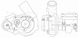 турбокомпрессор!\ Iveco Daily 06> LAT 1658 LUZAR