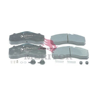 колодки дисковые !с ремкомплектом,29108 \Omn Knorr MB,Scania,Iveco EuroTech/Star MDP3087K MERITOR