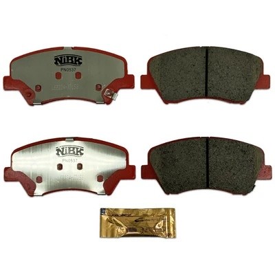 Колодки тормозные HYUNDAI Solaris (11-) KIA Rio (11-) передние (4шт.) NIBK PN0537S NIBK