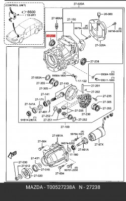 Сальник MAZDA T005-27-238A MAZDA