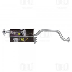 Глушитель с планкой (алюминизированная сталь) EMM 2708 TRIALLI