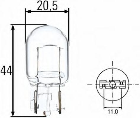 лампа! 21W 12V W3X16D\ 8GA008892-002 HELLA
