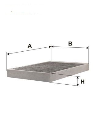 фильтр салона! Угольный к-кт\ MB W221 3.2-6.0 05> K 9122C-2 MFILTER AUTOMOTIVE FILTERS