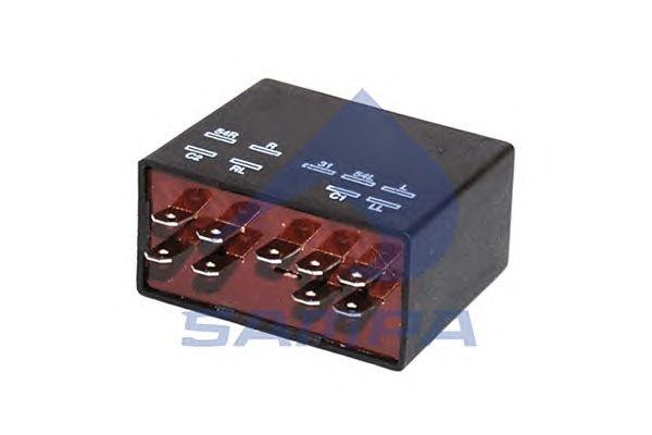 реле поворотов !9 контактов, 24V (3+1)x21W\ MAN F2000 022.214 SAMPA