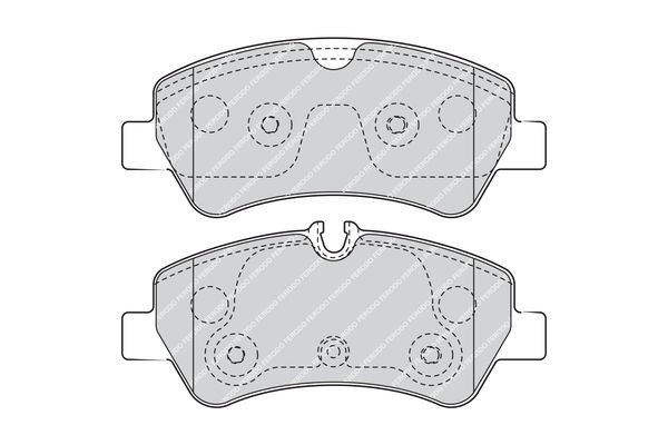 Колодки торм.зад. FVR4398 FERODO