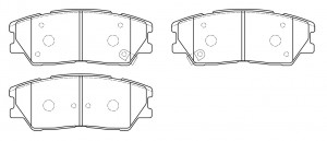 Колодки тормозные KIA Soul 18, SOUL ELECTRIC 18 BP11031 BP11031 SB NAGAMOCHI