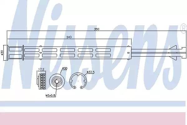 MSD358=GR931411=8FT 351 198-461 [6398350547] !осушитель конд.\ MB Vito/Viano all 95358 NISSENS
