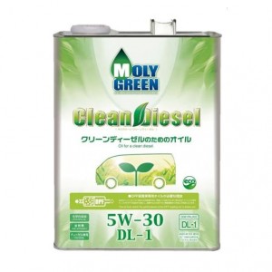 Масло моторное дизельное полусинтетическое MOLYGREEN DIESEL DL-1 DPF/ 4 л. 04701 0470125 MOLY GREEN