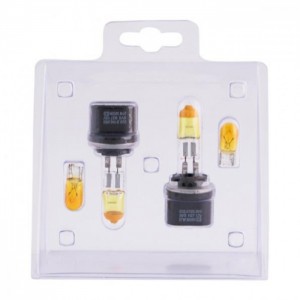 Галогенные лампы серия Yellow 3000K 12V H27/880 27W+W5W yellow, комплект 2шт. Ve 0200100000 SVS LIGHT