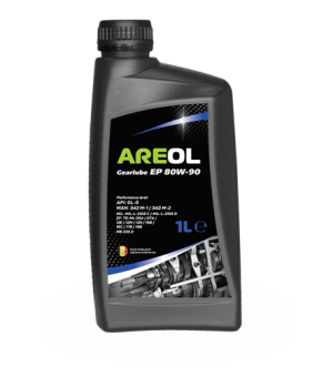 AREOL Gearlube EP 80W90 (1L) трансмис. минерал. масло для гипоидных передач! API 80W90AR075 AREOL
