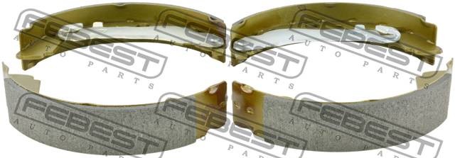 Колодки барабанные RENAULT LOGAN 0202-G15RAR 0202-G15RAR FEBEST