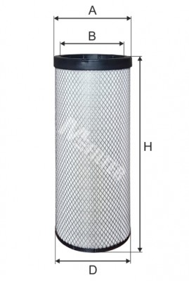 фильтр воздушный ! вставка H507 D180 \Cat,Hitachi,John Deere Equipment,Terex,Vol A804-1 MFILTER AUTOMOTIVE FILTERS