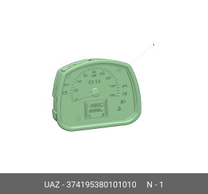 Комбинация приборов УАЗ-3741 (ОАО УАЗ) 374195380101010 UAZ UAZ