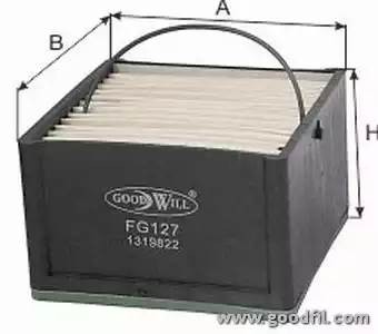 Фильтр топливный FG127 FG 127 GOODWILL