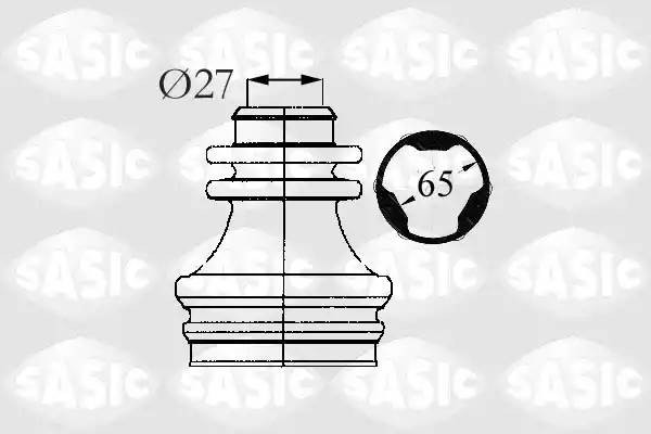 к-кт пыльника ШРУСа внутреннего правого!\ Renault Clio/Laguna 1.2-2.0 95> 4003472 SASIC
