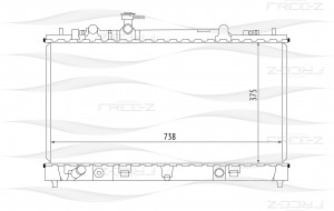 Радиатор MAZDA 6 07- KK0241 KK0241 FREE Z