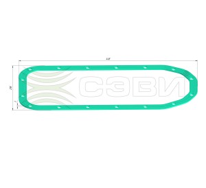 Прокладка поддона для а/м ВАЗ 2108 (с пресс шайбами) "СЭВИ-Экстрим" 5432-9070 SEVI