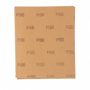 Бумага наждачная водостойкая P-1500 (230х280) MATRIX 75628 MATRIX