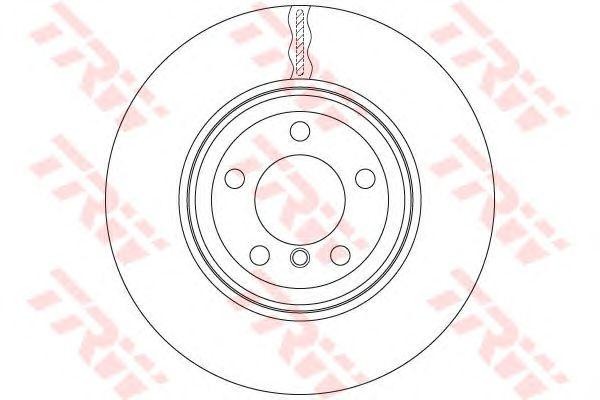 Диск тормозной передний NISSAN JUKE DF6471 DF6471 TRW