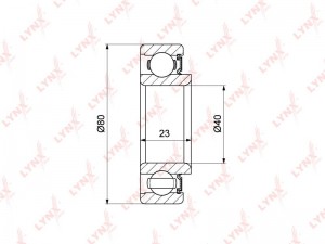 Подшипник ступицы SUZUKI Vitara (04-05) задней LYNX WB-1513 LYNXAUTO