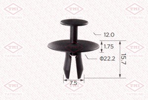 КРЕПЛЕНИЕ ОБШИВКИ TJB1684 TATSUMI
