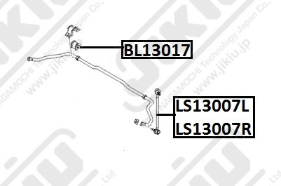 Тяга стабилизатора  KIA Cerato LD Jan 04 Jan 9 LS13007L LS13007L JIKIU