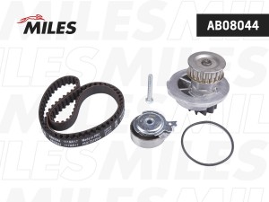Комплект ремня ГРМ (с помпой) CHEVROLET AVEO/LANOS 1.4/1.5 8V 97- AB08044 AB08044 MILES
