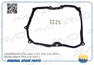 Прокладка поддона АКПП VOLKSWAGEN Polo седан V 612, 614, 1,6, 2010-, SKODA Rapid AMD.GAS262 AMD