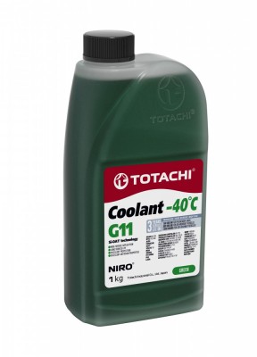 Антифриз зеленый -40C 1кг G11 NIRO Coolant TOTACHI 43201 TOTACHI