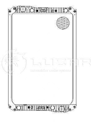 Радиатор охл. Лузар а/м КАМАЗ-5490 LRC15703 LUZAR