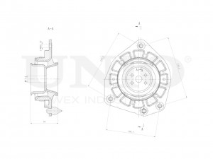 Опора амортизатора передняя без подшипника RMP-13027 UNIO