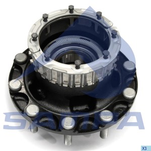 Ступица RENAULT Midliner VOLVO FL6,FL,FE задняя (с подшипником) SAMPA 079.255 SAMPA