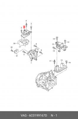 SEAT TOLEDO IV (2013>) 6C0 199 167 D VAG