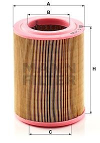 Фильтр воздушный C1430 C1430 MANN FILTER
