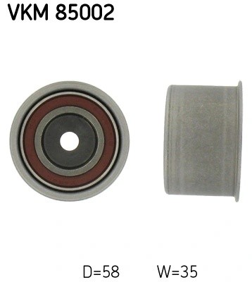 ролик обводной ремня ГРМ!\ Mitsubishi Galant/Sigma/Pajero 2.5-3.5 90> VKM85002 SKF