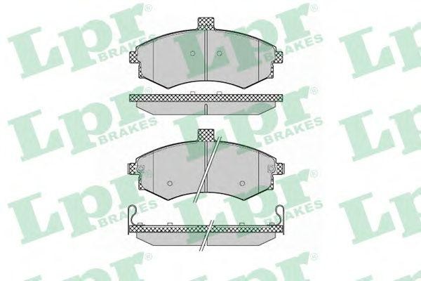 Комплект тормозных колодок 05P1374 05P1374 LPR