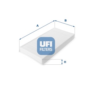 Фильтр салонный FORD FOCUS I, TOURNEO CONNECT 53.034.00 53.034.00 UFI
